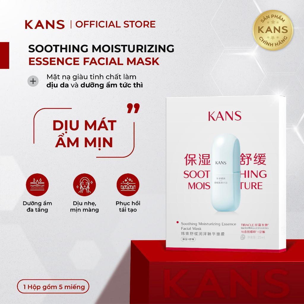 Xanh Dương - Mặt Nạ Tencel Làm Dịu, Cấp Ẩm - Mask Chính Hãng - Skincare - Kans Vietnam