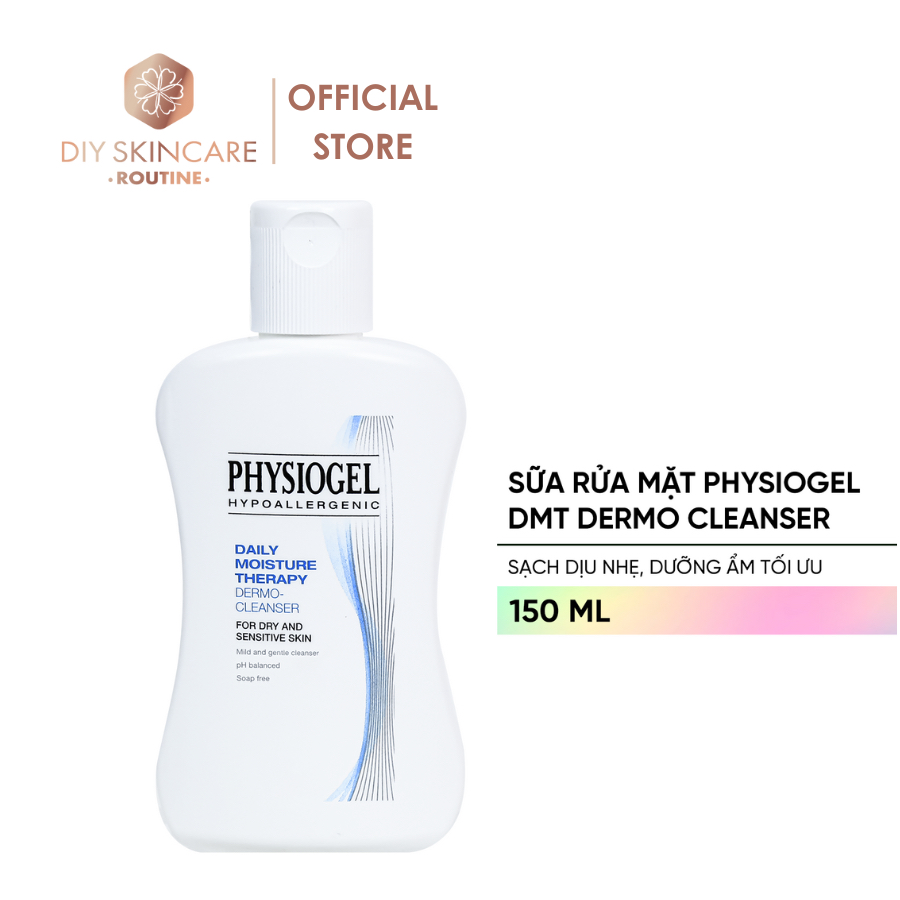 PHYSIOGEL DAILY MOISTURE THERAPY DERMO CLEANSER SỮA RỬA MẶT DƯỠNG ẨM 150ML