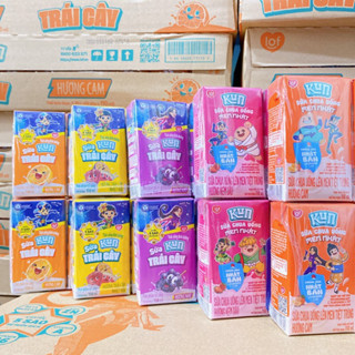  Thùng 48 Hộp Sữa Kun Trái Cây Đủ Vị 110ml - Có Thẻ Quà Tặng 