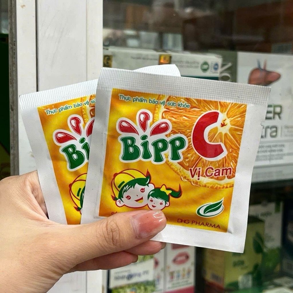 [CHÍNH HÃNG] Kẹo C Bipp C vị cam HHANH HUY PHARMA