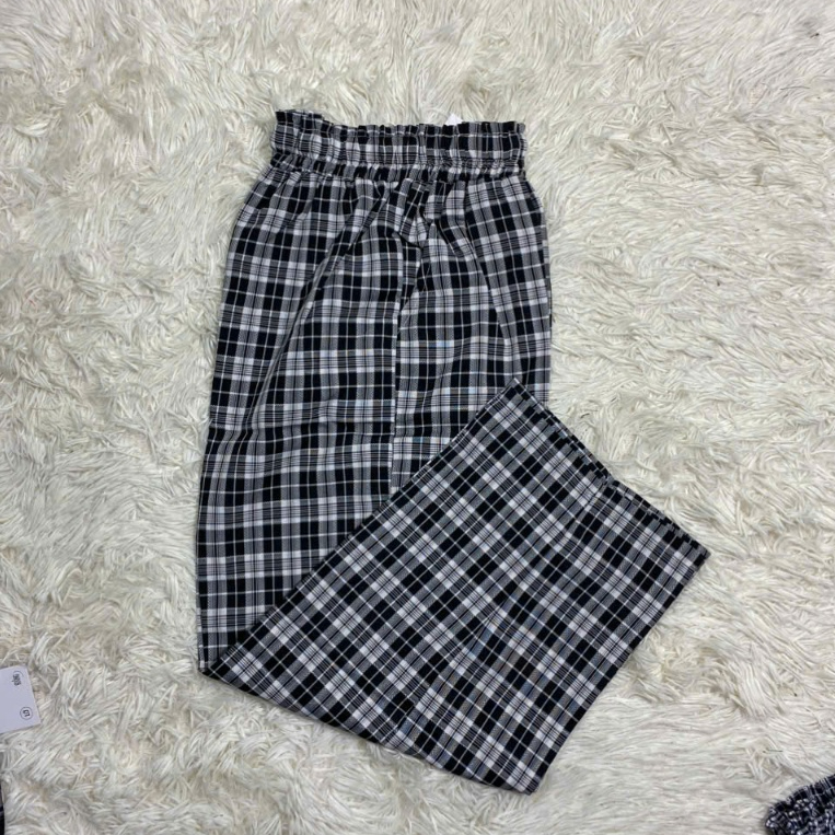 Quần lửng quần baggy Caro nữ 9 tấc