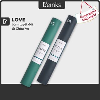 Thảm tập yoga Beinks LOVE - Bám tuyệt đối, làm từ cao su tự nhiên, sản xuất tại Châu Âu