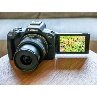 Máy ảnh Canon R50 + lens 18-45mm IS STM - Cảm biến Cmos 24.2 Megapixel - Quay 4k30fps  - Mới 99% Likenew