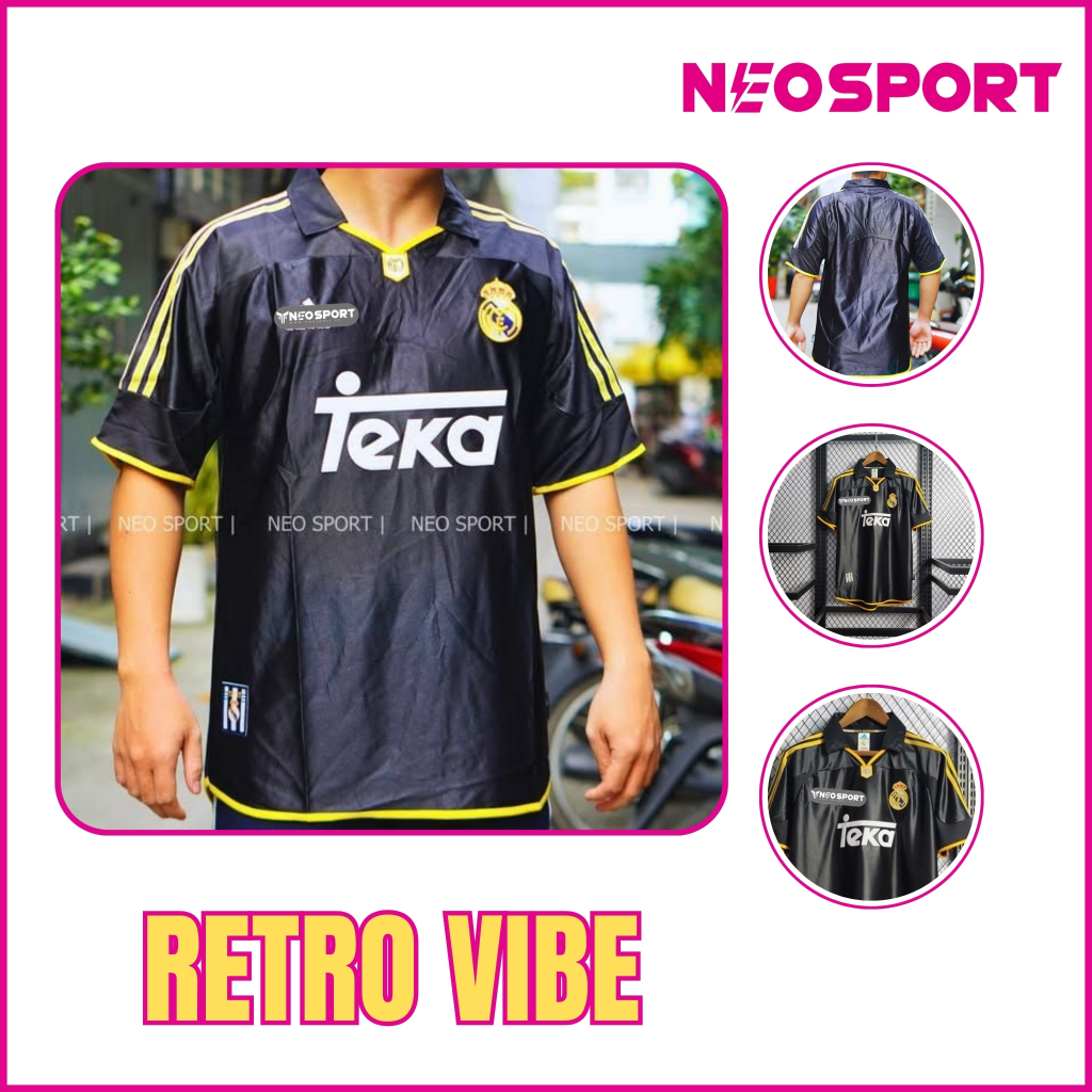Áo Retro - Áo đấu Real Madrid Away 1998/99
