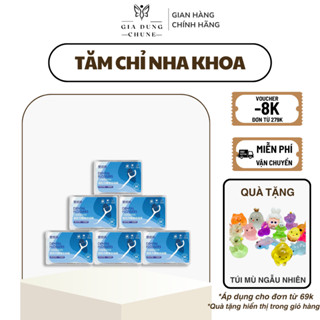 Hộp 50 Chiếc Tăm Chỉ Nha Khoa Sợi Chỉ Mảnh - Hộp Tăm Chỉ Nha Khoa