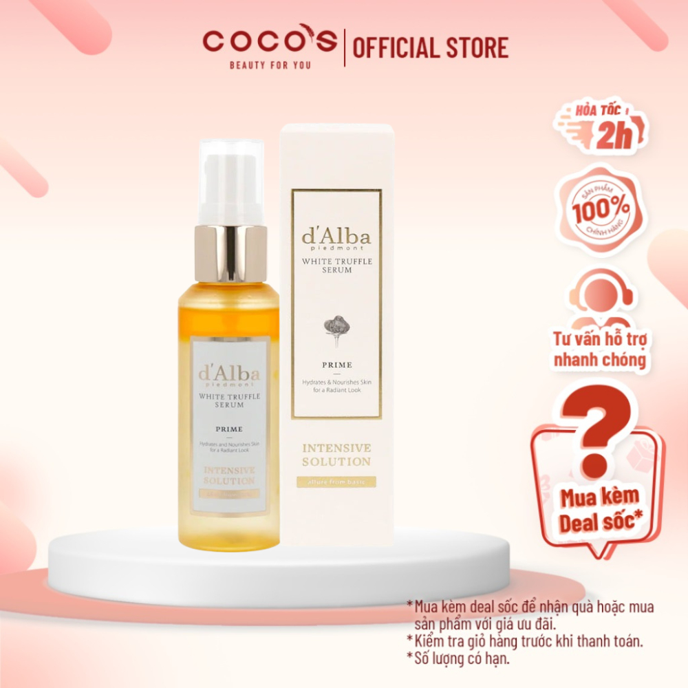 Serum d'Alba xịt khoáng cấp ẩm, căng bóng da First Spray Serum 50/100ml
