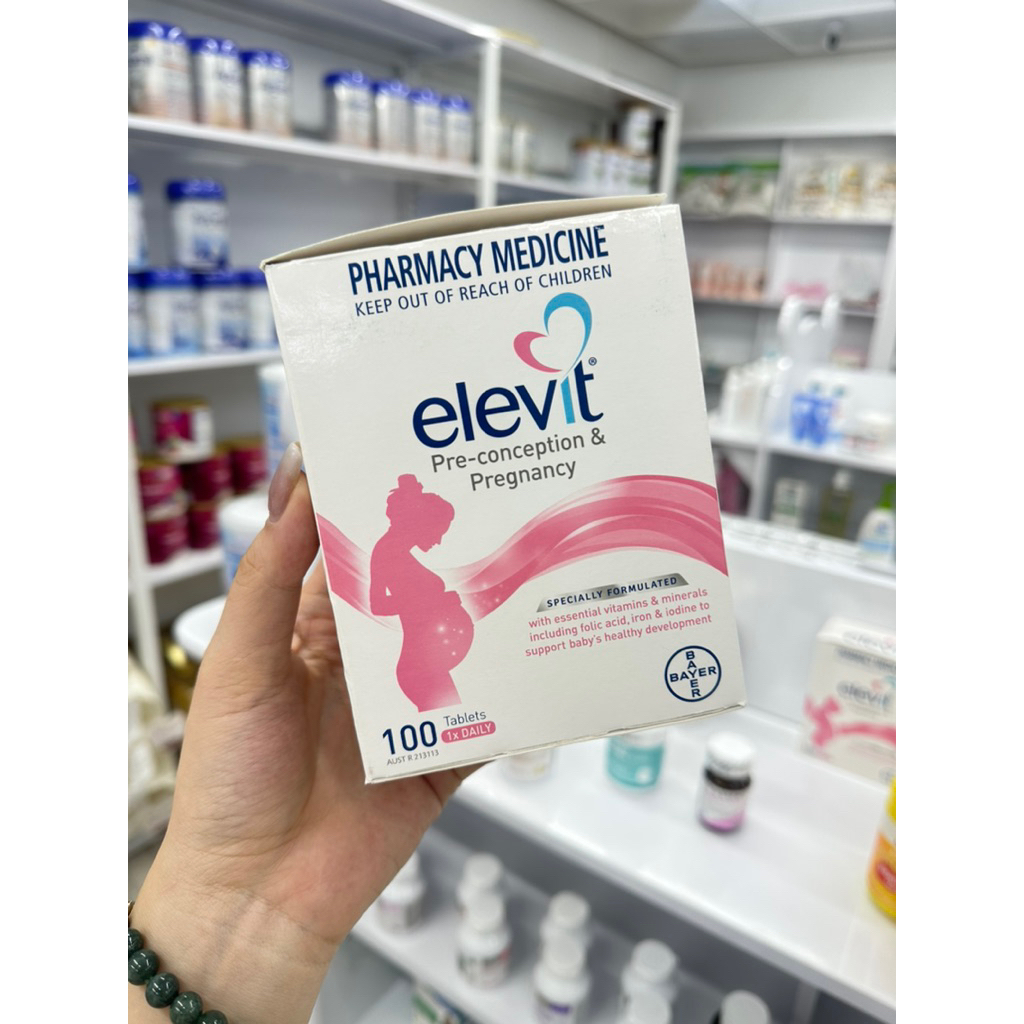 [Chính hãng] Elevit Úc bổ sung cho mẹ bầu hộp 100 viên