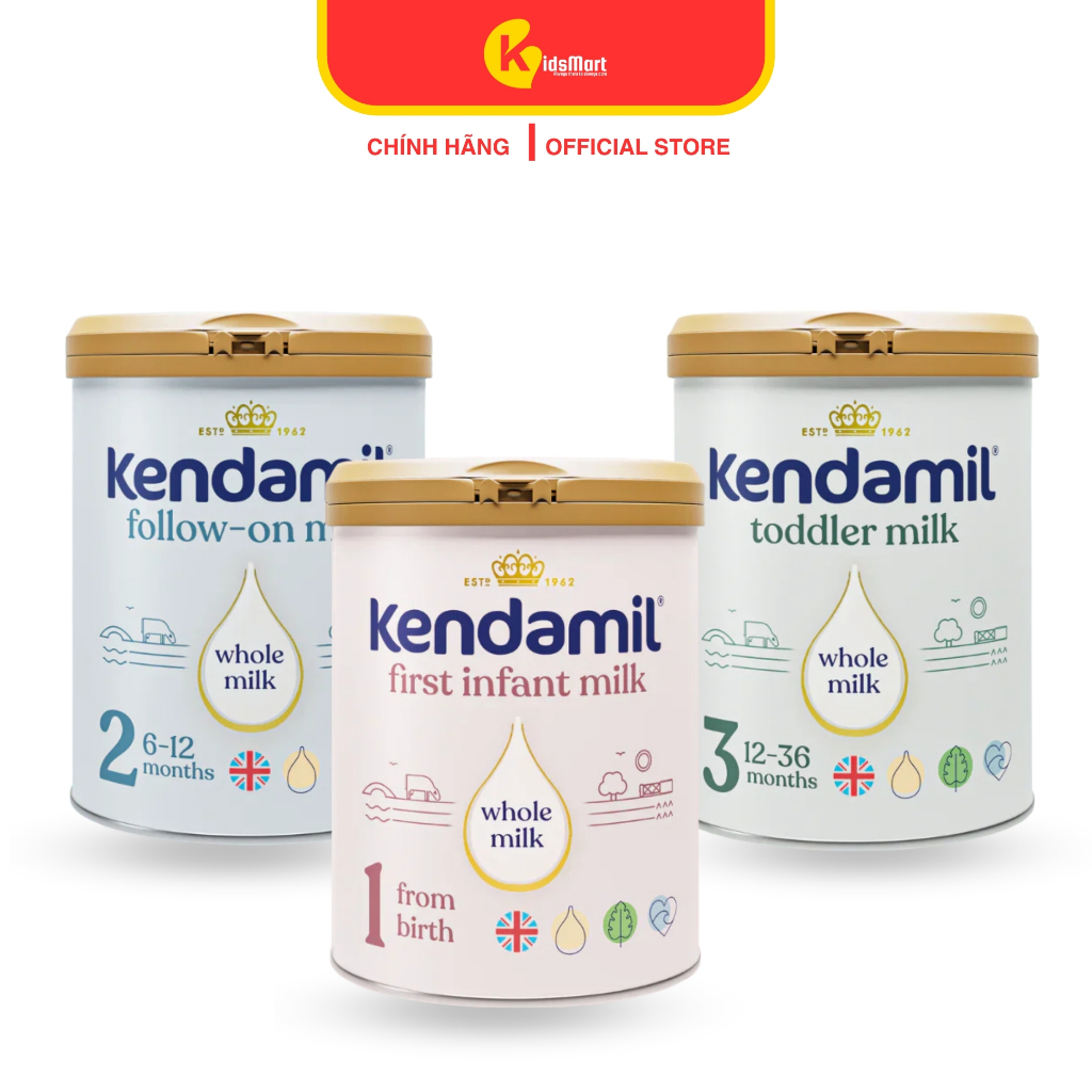 Sữa bột Kendamil Số 1, 2, 3 (800g)