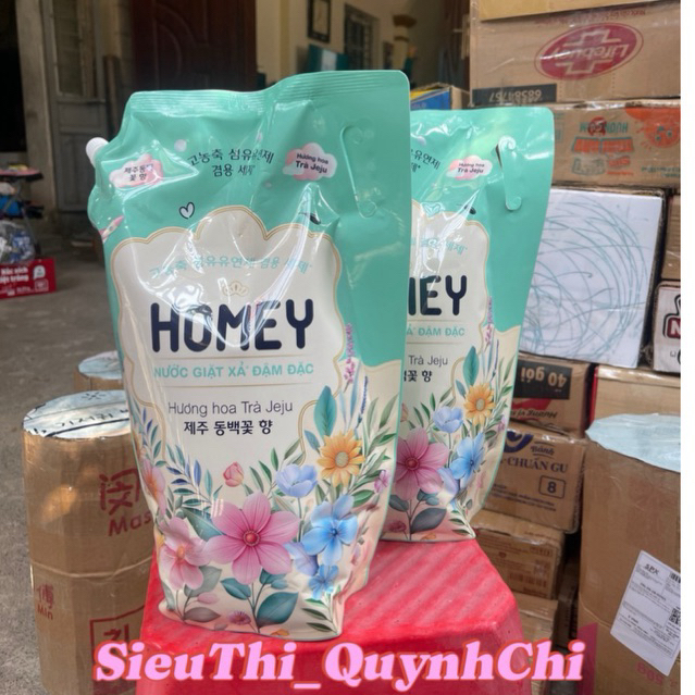 Nước giặt xả đậm đặc HoMey 3.4Kg