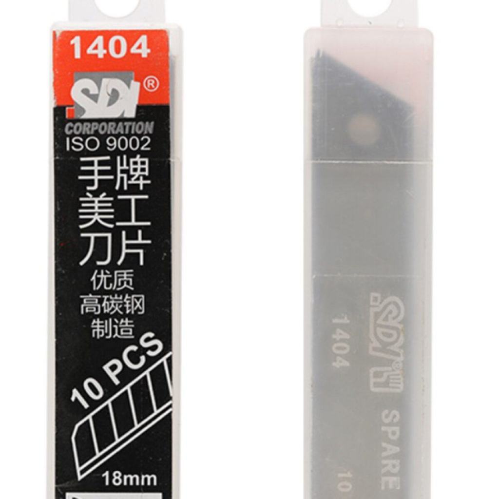 (Set 2 vỉ)-Lưỡi Dao Rọc Giấy Lớn SDI 18MM