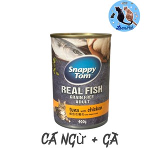 Pate SnappyTom Lon 400g Real Fishi