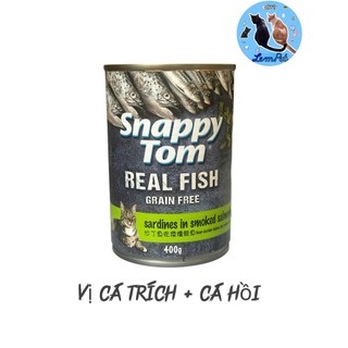 Pate SnappyTom Lon 400g Real Fishi