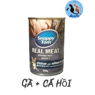 Pate SnappyTom Lon 400g Real Fishi