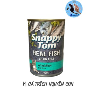 Pate SnappyTom Lon 400g Real Fishi