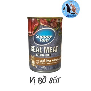 Pate SnappyTom Lon 400g Real Fishi