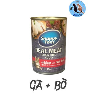 Pate SnappyTom Lon 400g Real Fishi