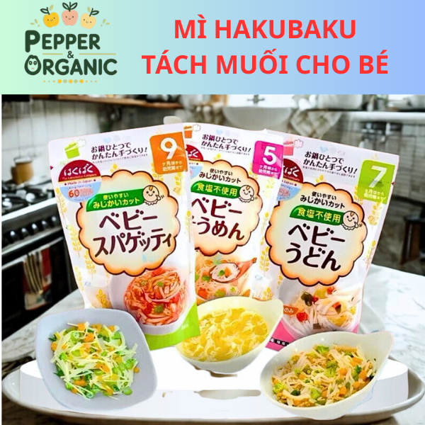 Mì Somen tách muối Hakubaku 5,6,7,9M