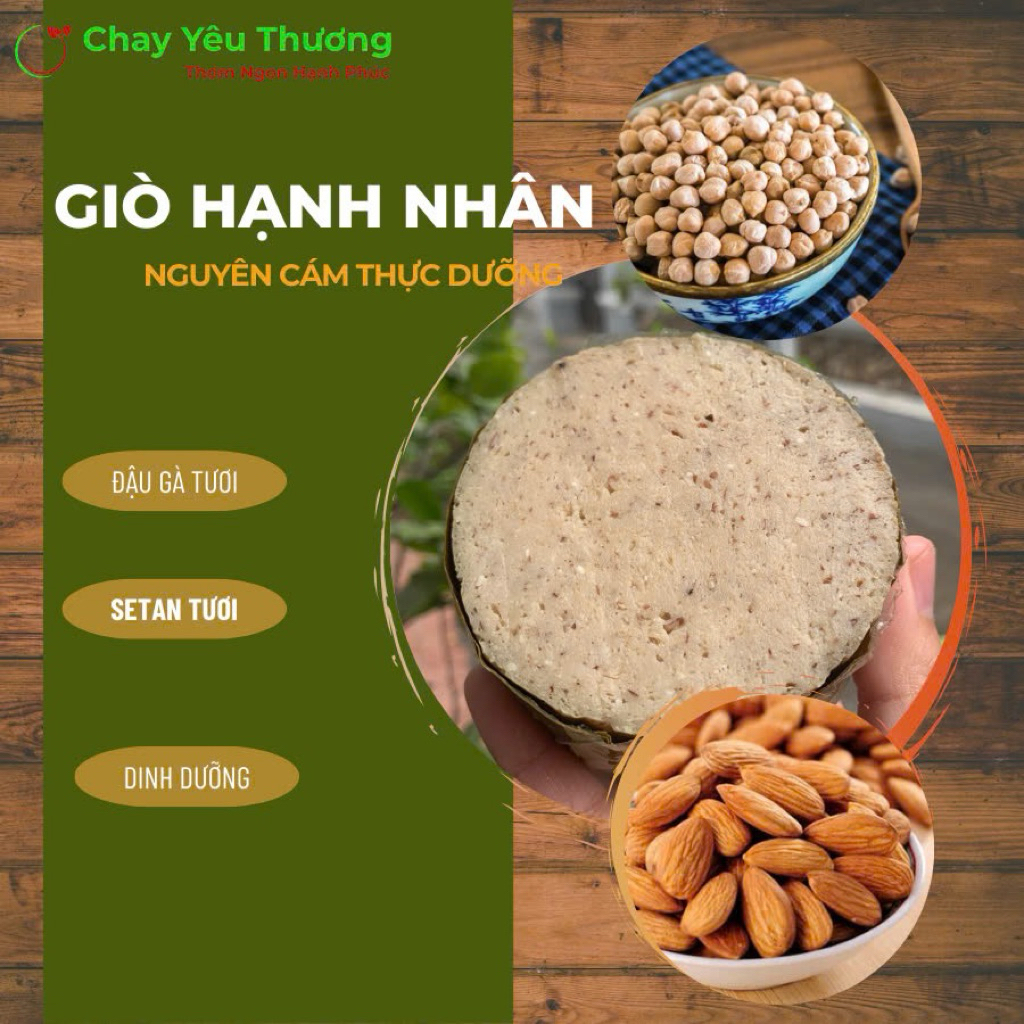 giò hạnh nhân seitan