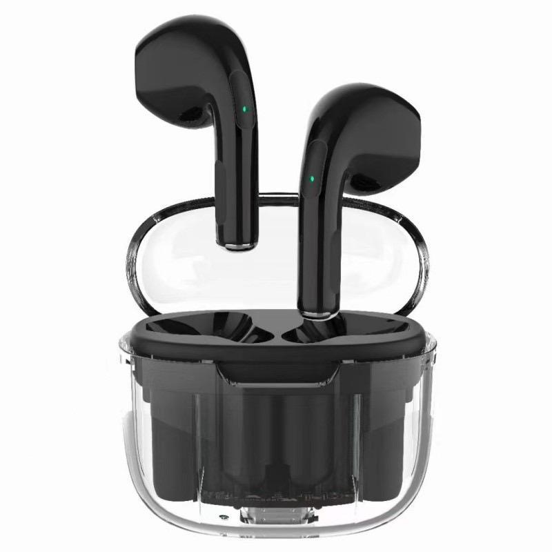 Tws bluetooth wireless earbuds, 2 colors, clear case, noise canceling, built-in microphone Nhét Tai 
