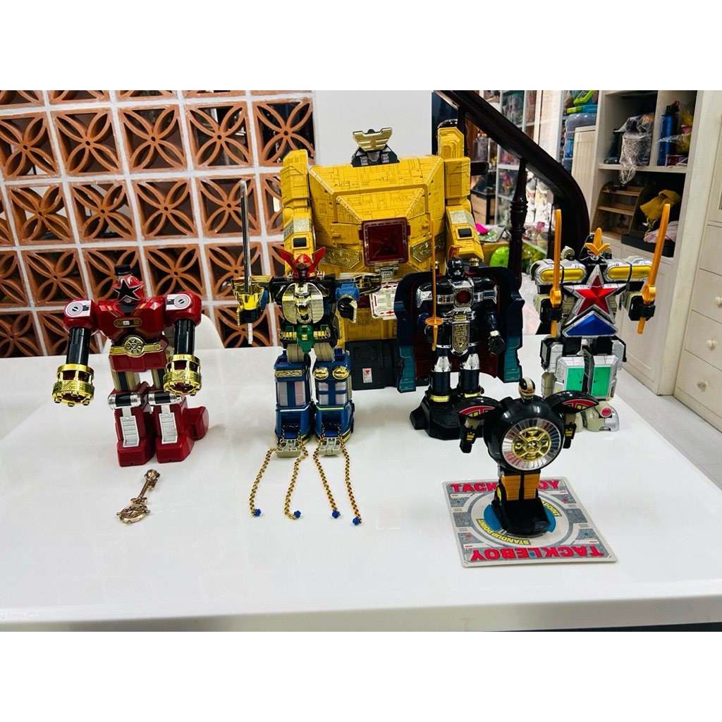 Đồ chơi siêu nhân Robo Super Sentai OHRANGER  DX BANDAI NGUYÊN SET