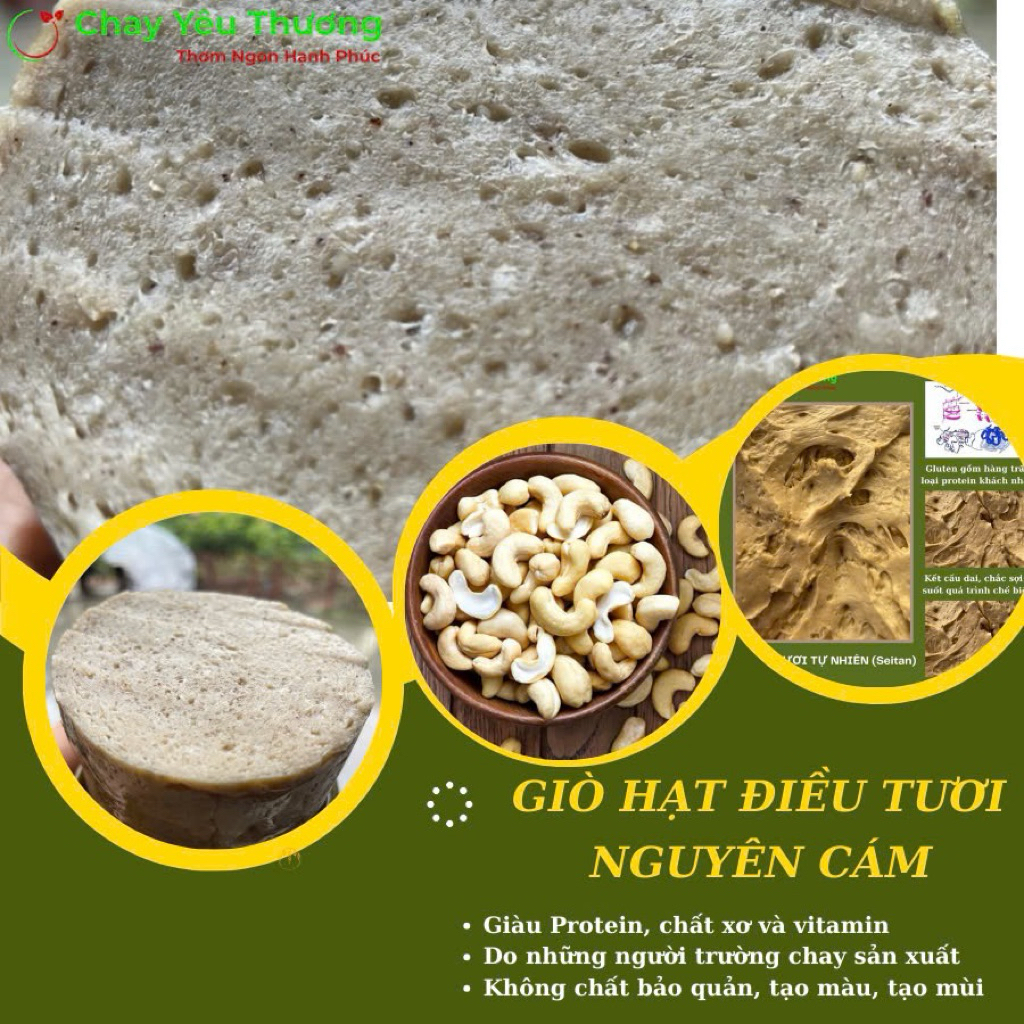giò điều tươi seitan