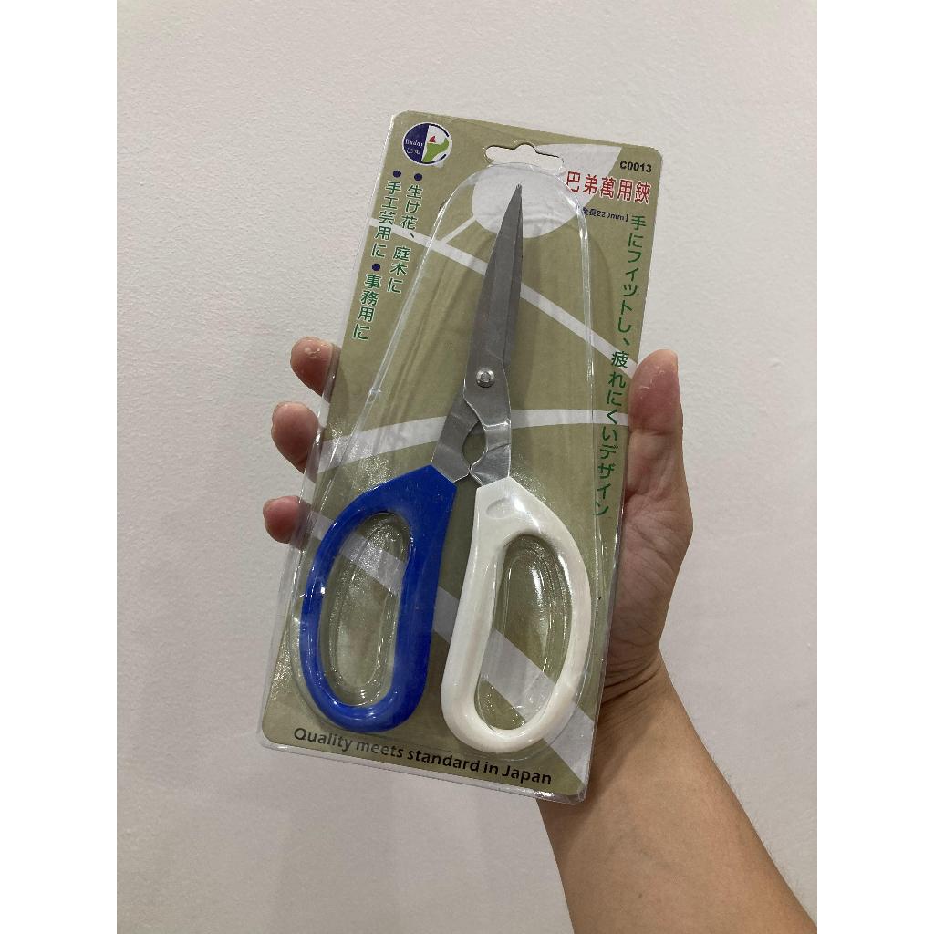 Kéo đa năng cán trắng xanh C0013 BUDDY