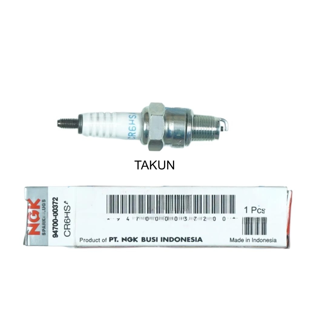 Bugi chân ngắn CR6HSA xe SIRIUS xăng cơ 2006- 2010... zin Yamaha 94700-00372