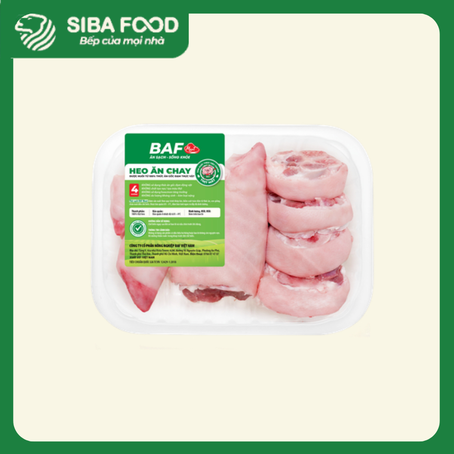 Móng giò heo ăn chay BAF – Thịt heo ăn chay sạch