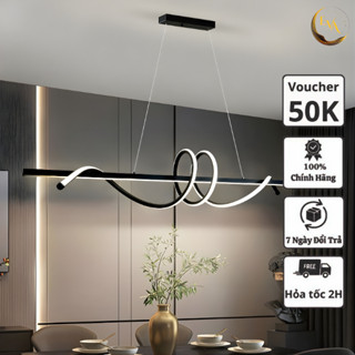  Đèn thả bàn ăn 3 chế độ ánh sáng EVA APTH1186 dài 1m hình xoắn độc đáo bảo hành 12 tháng 