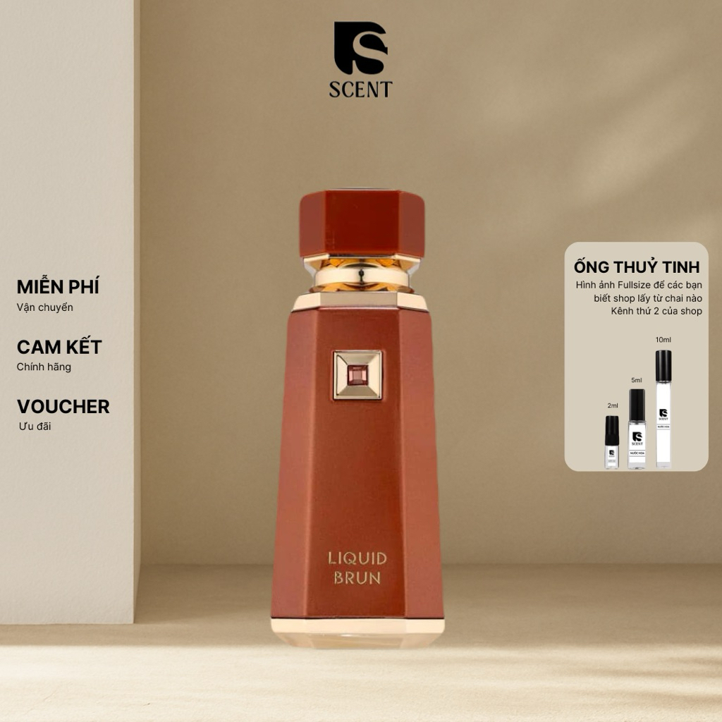 Nước Hoa Nam French Avenue Liquid Brun EDP | Mẫu thử | SSCENT