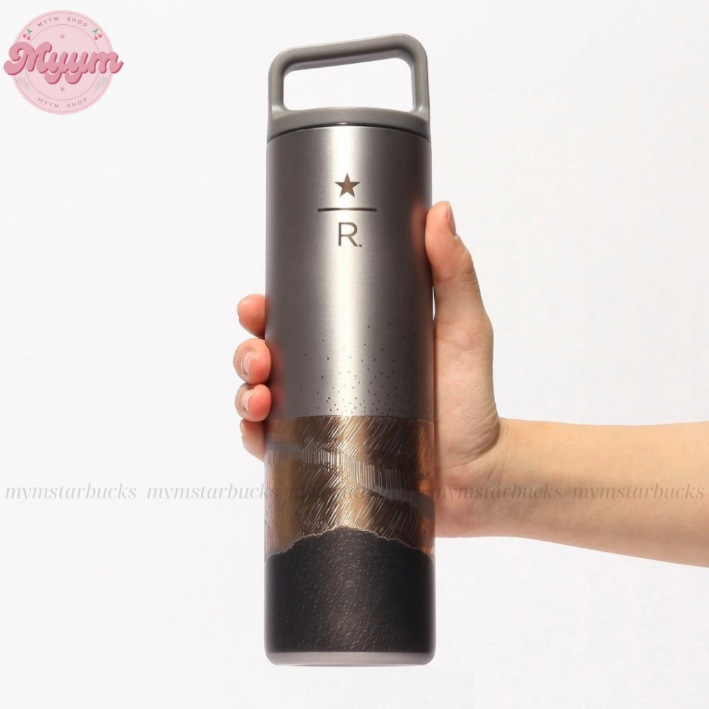 [𝗦𝘁𝗮𝗿𝗯𝘂𝗰𝗸𝘀 𝗥𝗲𝘀𝗲𝗿𝘃𝗲] BÌNH GIỮ NHIỆT 20OZ (591ML) STARBUCKS + MIIR HANDLE LID SS WHERE COFFEE IS GROWN