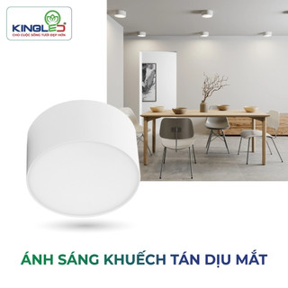 Đèn Ống Bơ Tán Quang Agate 8W (OBK-SS Series) - KINGLED (Hàng Chính Hãng)