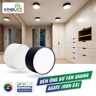 Đèn Ống Bơ Tán Quang Agate 8W (OBK-SS Series) - KINGLED (Hàng Chính Hãng)
