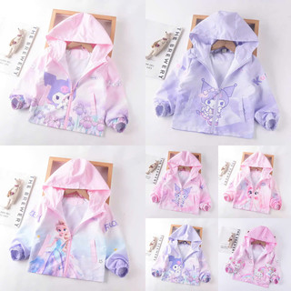  BST Áo khoác gió cho bé gái họa tiết Korumi Melody đáng yêu từ 2-7 tuổi P1 - Little Maven 