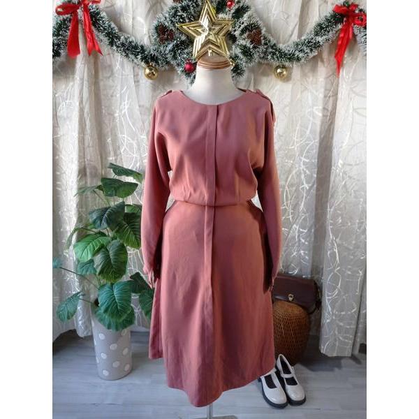 CALIE HOUSE thanh lý - Đầm cổ tròn đài tay bymo - SIZE M