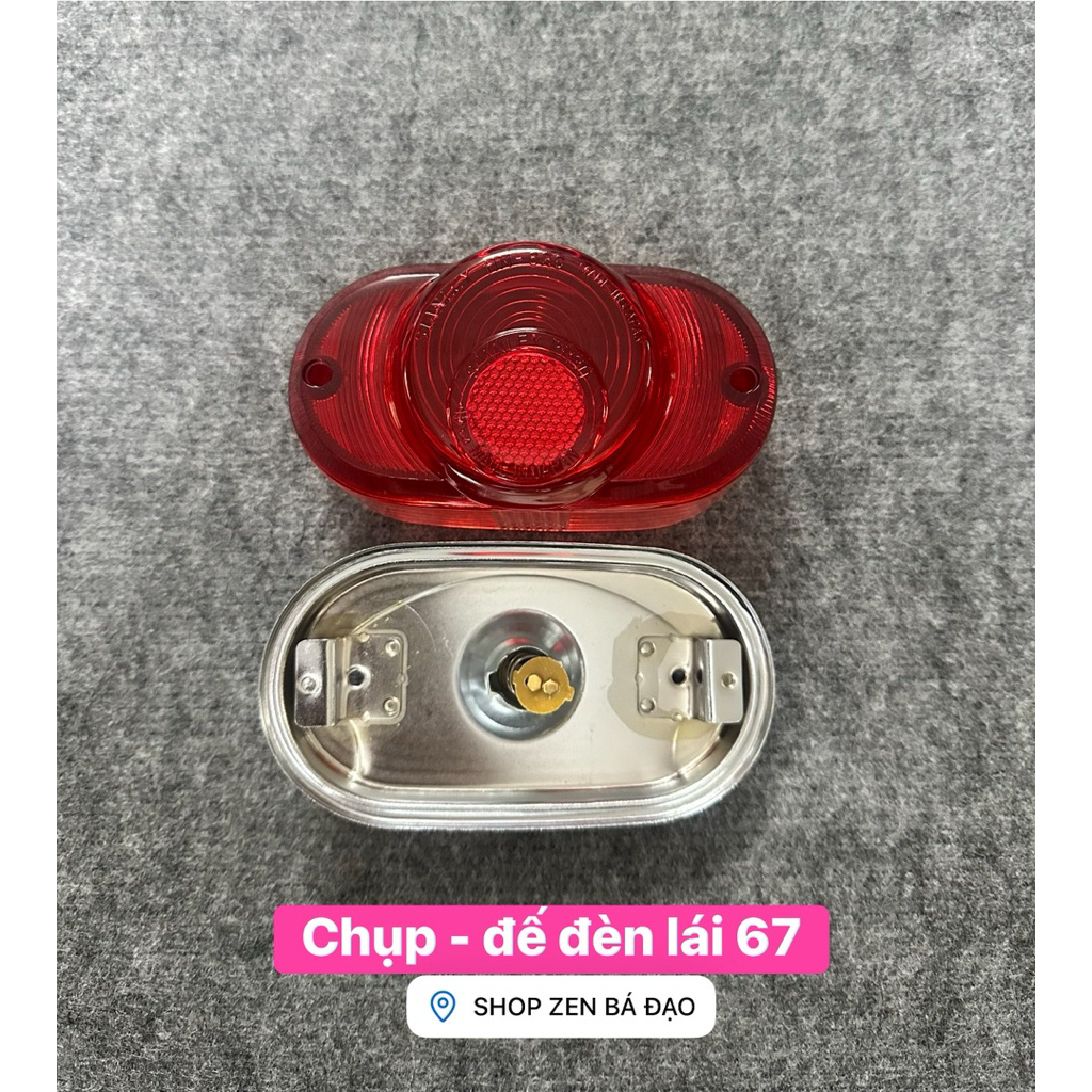 Chụp + đế đèn lái 67