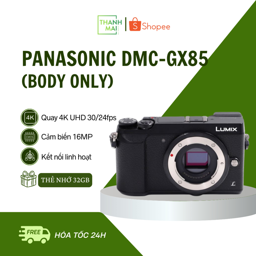 Máy ảnh Panasonic Lumix DMC-GX85 (Body)