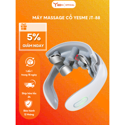 Máy massage cổ vai gáy JT88 Mát Xa Xung Điện Cùng 5 Đầu, Ailuen ALE-10 & YC-501D ,  chính hãng [giảm đau cổ vai gáy] to