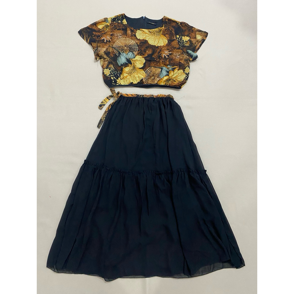 (B4937 ) bộ chân váy voan áo rời - Thanh lý