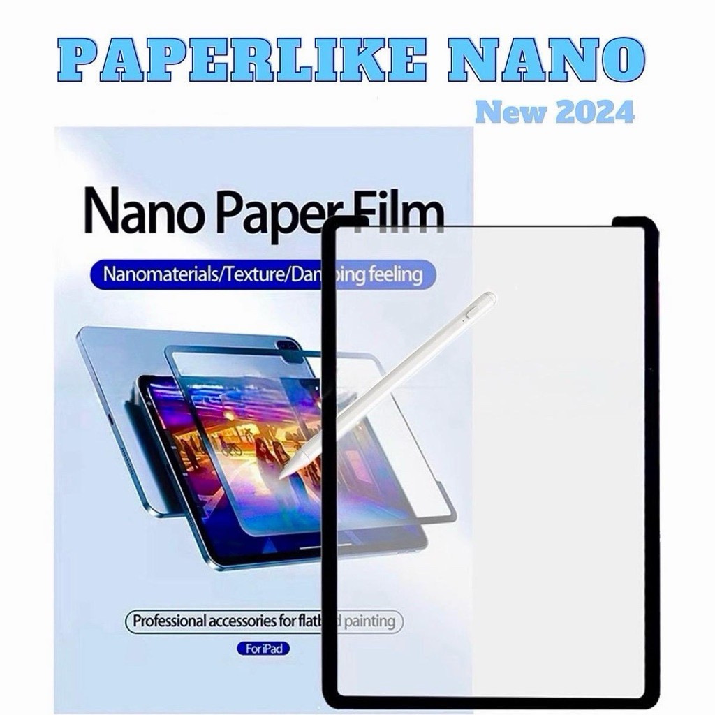 [Paperlike Nano] Miếng dán Paperfilm Paperlike Nano tháo rời ,nam châm nano full 4 cạnh viền, dễ dàn