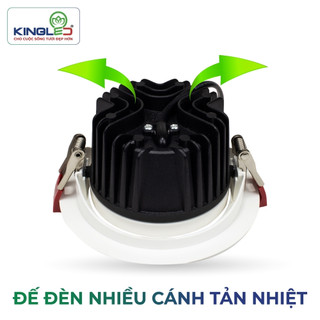 Đèn LED Âm Trần Chiếu Rọi OPAL (DLR-SS Series) - KINGLED (Hàng Chính Hãng)