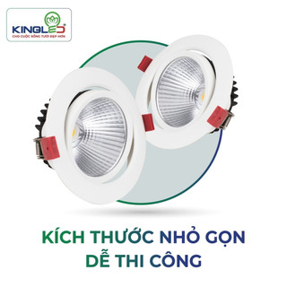 Đèn LED Âm Trần Chiếu Rọi OPAL (DLR-SS Series) - KINGLED (Hàng Chính Hãng)