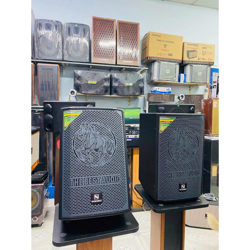 LOA KÉO NANOMAX S-200 – BASS 20CM CỰC ẤM KARAOKE CỰC HAY, NGHE NHẠC HAY – BLUETOOTH 6.2