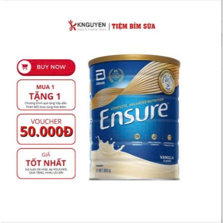 Sữa Ensure Úc 850g