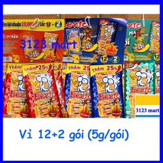   SỈ từ 4  hsd 09,10 2026   Combo 3 dây  Vỉ dây treo 14 gói Mực Bento Thái Lan đủ mùi. Chính hãng. 