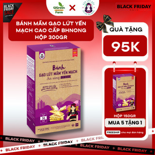  Bánh gạo lứt yến mạch mè đen bao bì mới không đường ăn kiêng giảm cân eat clean healthy tập gym cao cấp Cô gái Bhnong 