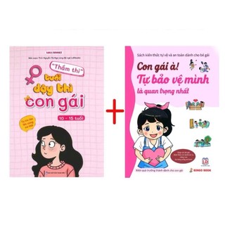 Sách - Combo 2 Cuốn: Thì Thầm Tuổi Dậy Thì Con Gái và Con Gái À! Bảo Vệ Bản Thân Mình Là Quan Trọng Nhất