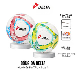  Bóng Đá DELTA CAMPO 4M Size 4 May Máy Da TPU Nhẹ Mềm Sân 5 Cỏ Nhân Tạo Bé Từ 9-12 Tuổi DELTACA05 