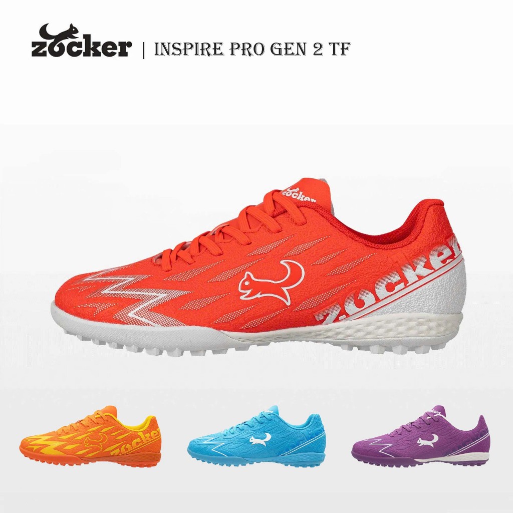 Giày đá bóng, giày đá banh chính hãng Zocker Inspire Pro Gen 2 Orange TF