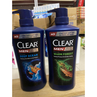 Dầu Gội Clear Men Perfume Warm Forest Hương Phong Lữ & Gỗ Đàn Hương 600g (588ml)